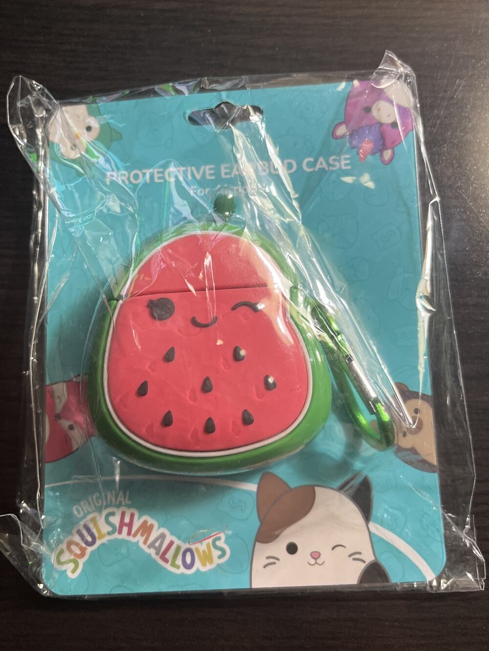 Squishmallow WATERMELON EAR BUD CASE GEN 1 & 2 headphones